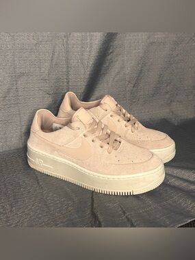 Nike Women’s Air Force 1 Low Suede Sneakers - Blush Pink
